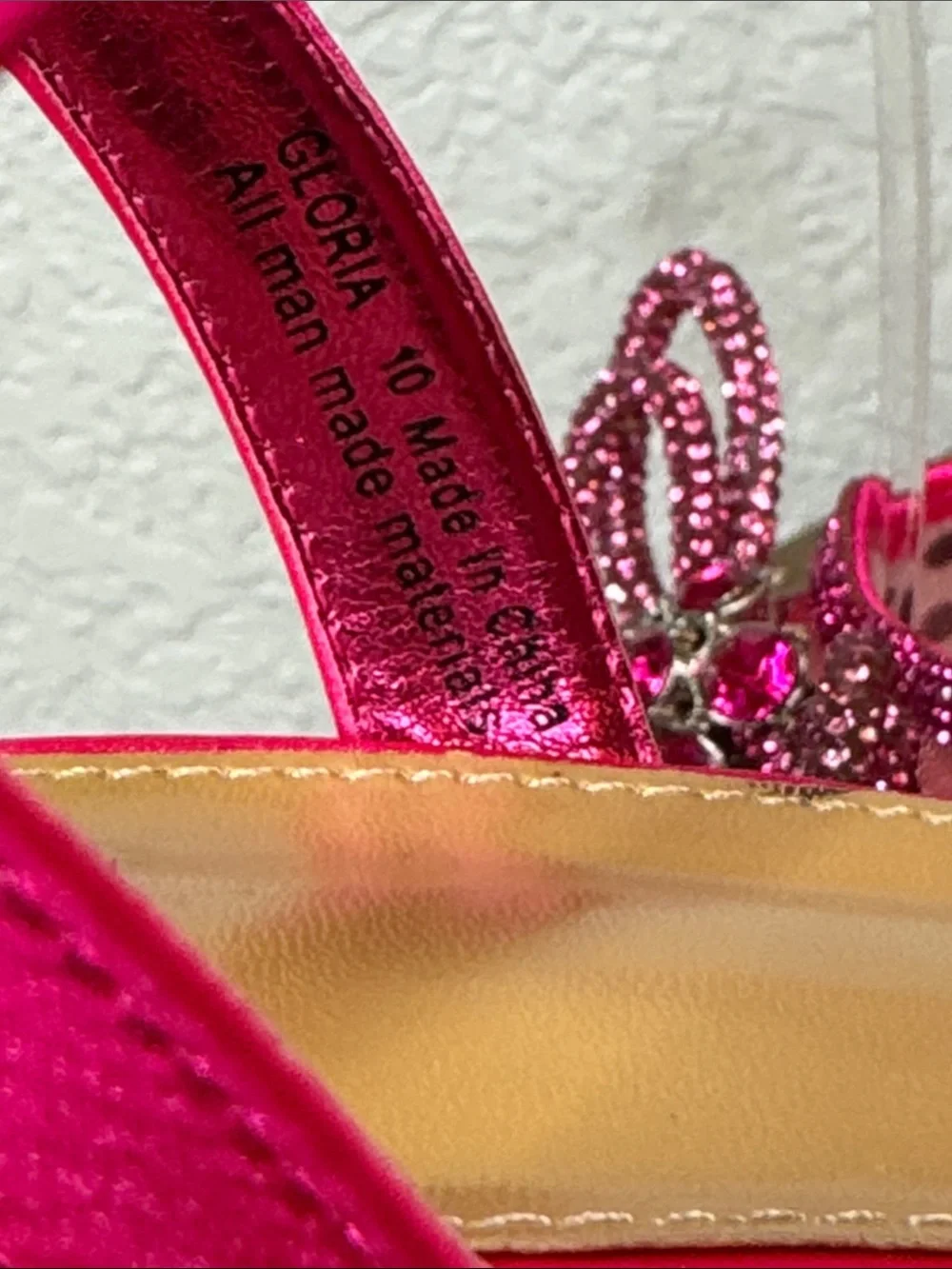 NINETY UNION GLORIA FUCHSIA RHINESTONE MESH TRIANGLE HEEL PONTED TOE PUMPS NWT